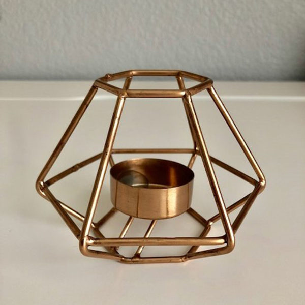 Copper Tea Light Holder