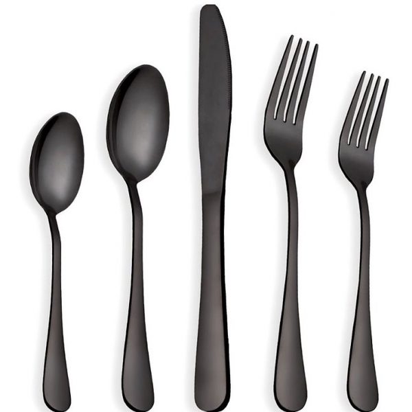 Matte Black Flatware